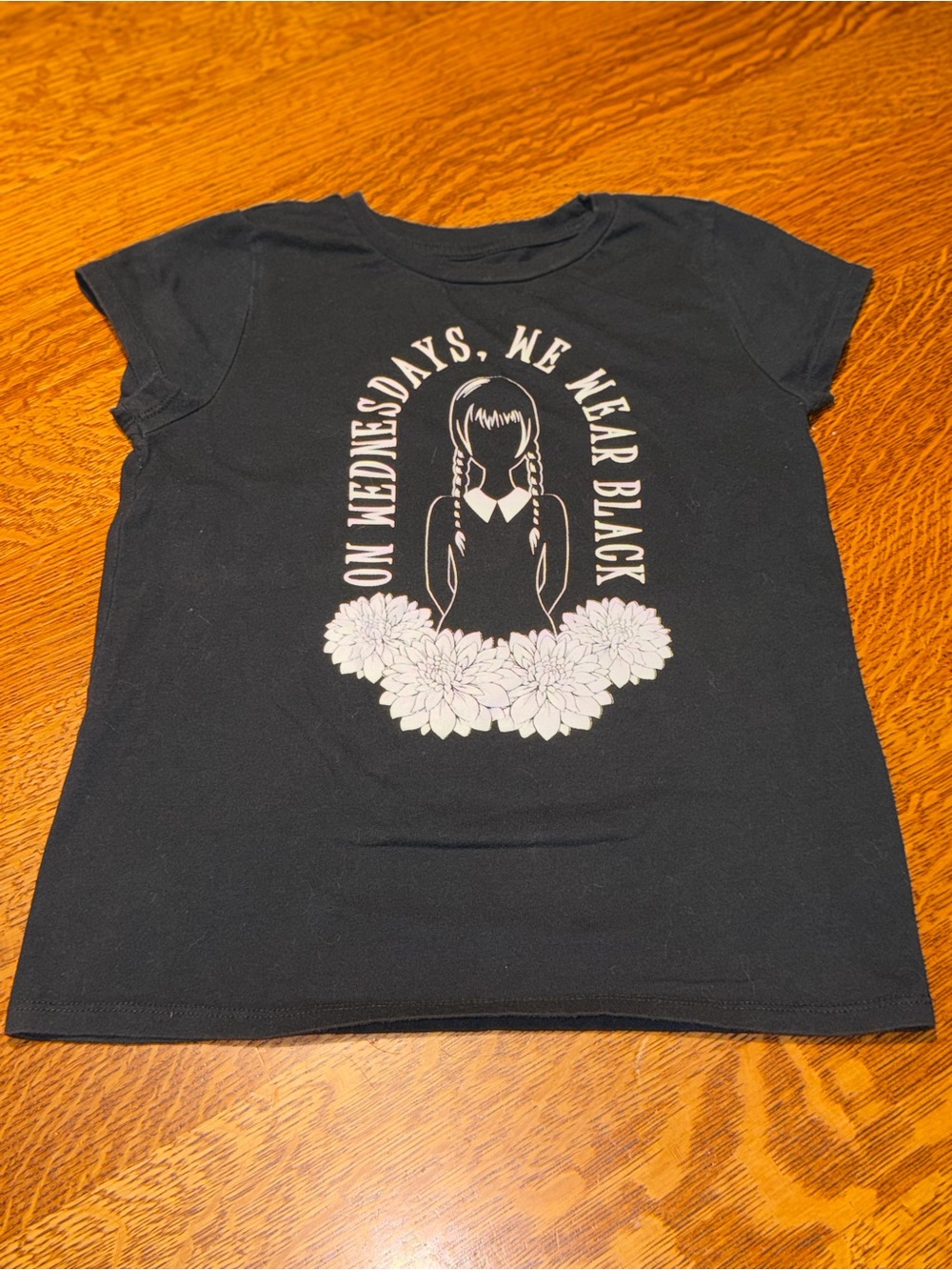 Black Girls' Short-Sleeve Graphic Tee - 'On Wednesdays, We Wear Black'